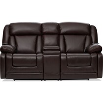 palermo dark brown  pc power reclining living room   