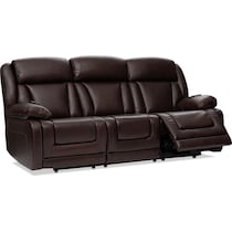 palermo dark brown sofa   