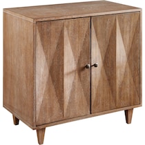 palisades light brown accent cabinet   