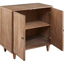 palisades light brown accent cabinet   