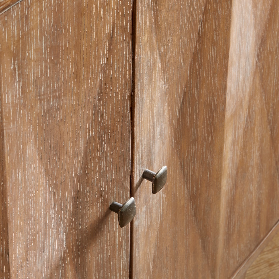 palisades light brown accent cabinet   