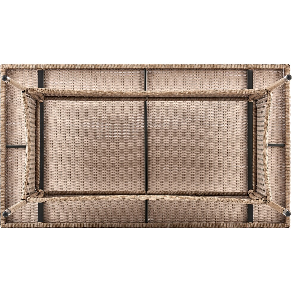 palm island light brown outdoor dining table   