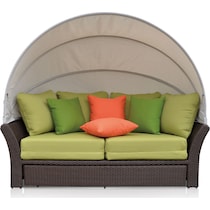 palmetto green outdoor daybed   