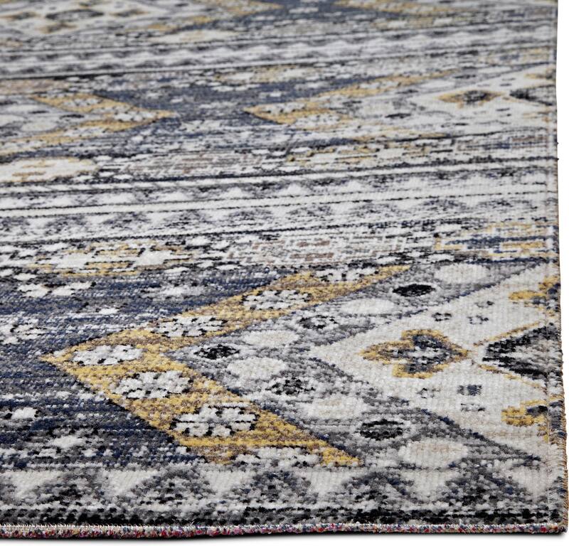 Palms Indoor/Outdoor 8' x 11' Area Rug Blue Diamond American