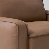 palo light brown swivel chair   