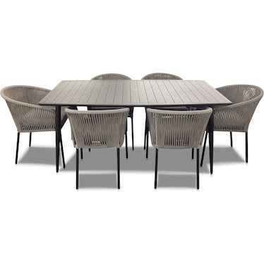 Paloma Outdoor Dining Table and 6 Chairs