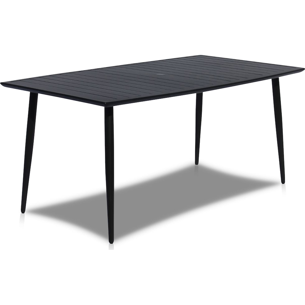 paloma black outdoor dinette   