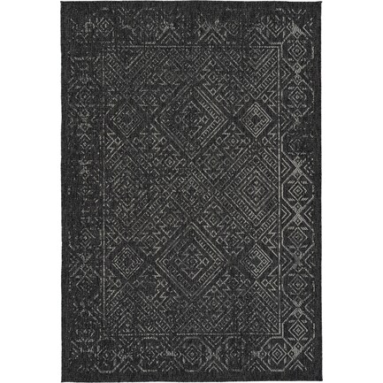 Pamplona 2' x 3' Indoor/Outdoor Area Rug - Charcoal