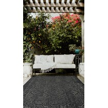 pamplona gray outdoor area rug   