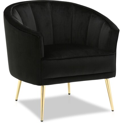 Pansy Accent Chair - Black