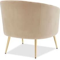 pansy light brown accent chair   