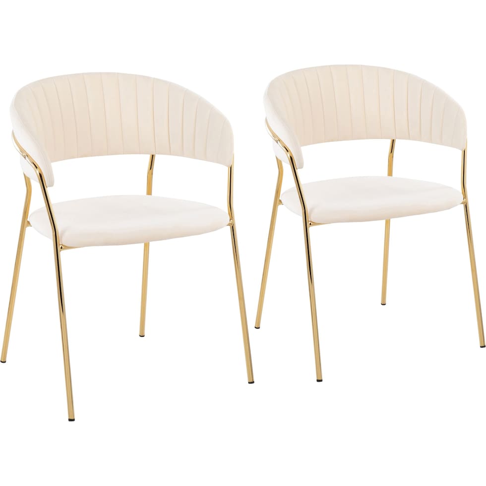 pansy white dining chair   