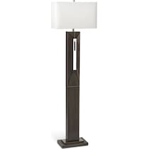 parallux gray floor lamp   