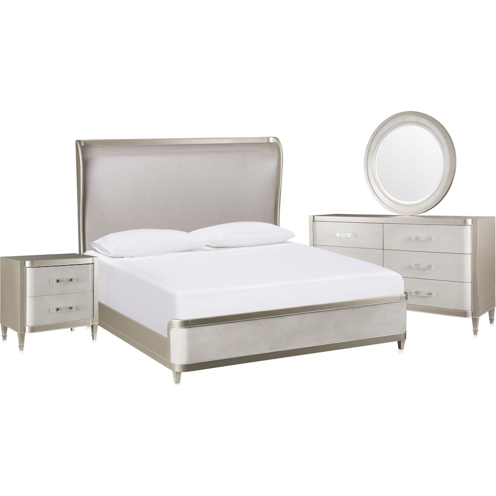 paris bedroom light brown  pc queen bedroom   