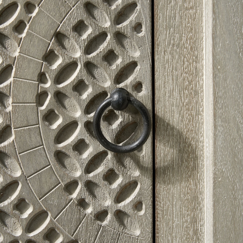 parlor gray wine cabinet   