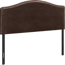 parris dark brown queen headboard   