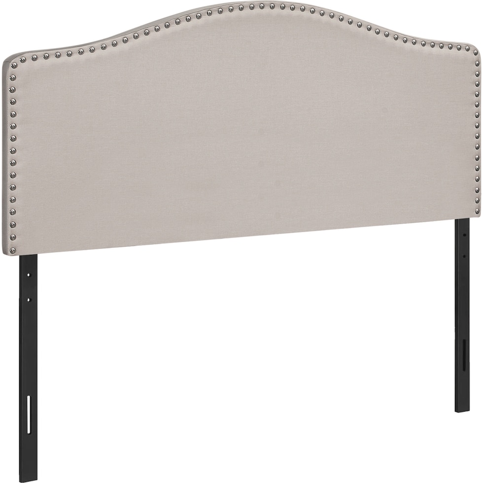 parris neutral full headboard   