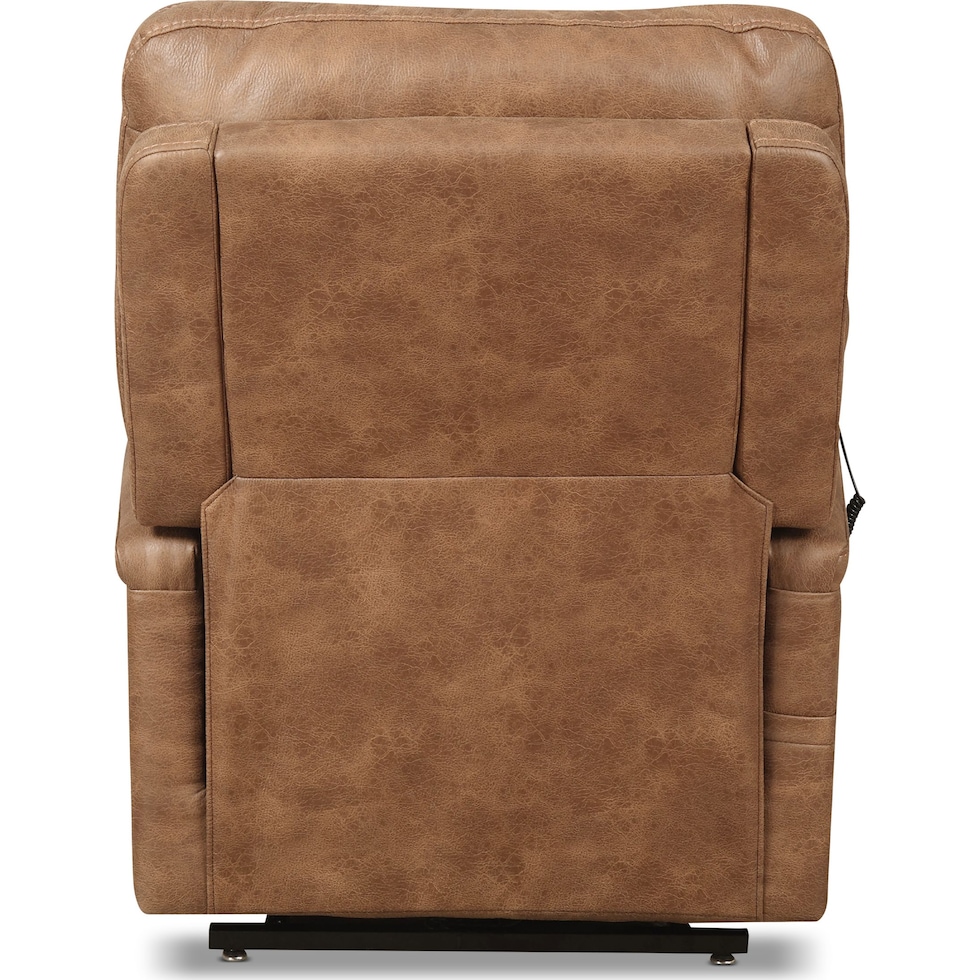 pasco light brown power lift recliner   