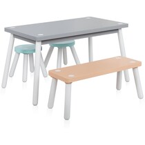 pastel multicolor desk   