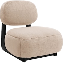patrice light brown accent chair   