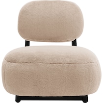 patrice light brown accent chair   