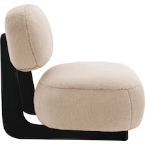 patrice light brown accent chair   
