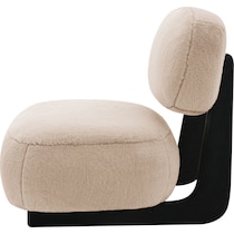 patrice light brown accent chair   