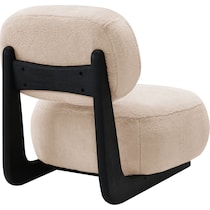 patrice light brown accent chair   