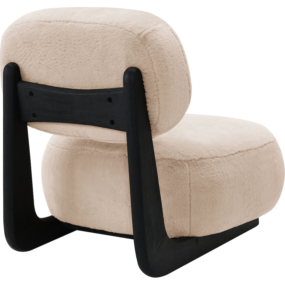 patrice light brown accent chair   