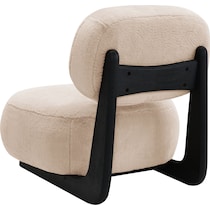 patrice light brown accent chair   