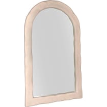 patricia cream floor mirror   