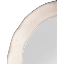 patricia cream floor mirror   