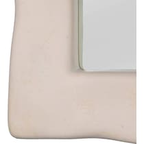 patricia cream floor mirror   