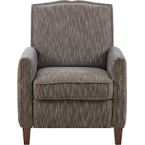 patton dark brown manual recliner   