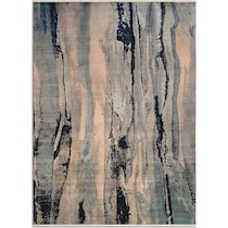 paul blue area rug  x    