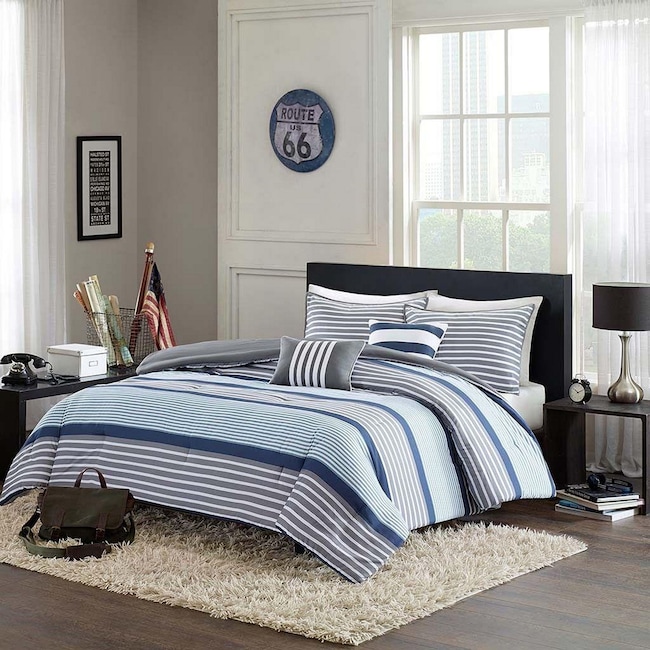 Accent and Occasional Furniture - Paul 5-Piece Full/Queen Bedding Set