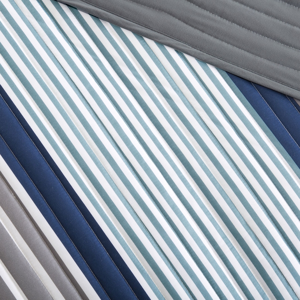 paul blue twin bedding set   