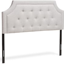 paulette gray king headboard   