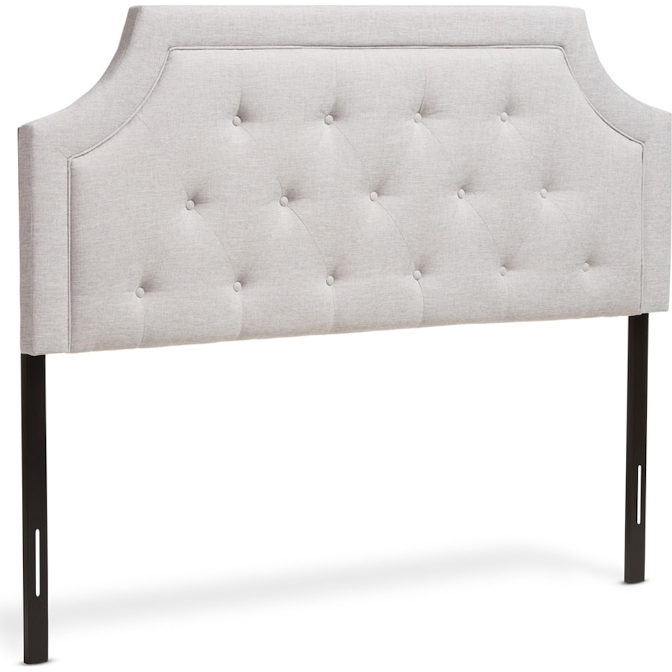 paulette gray king headboard   