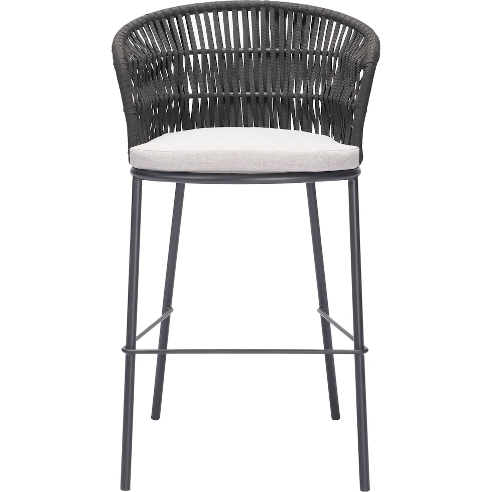 pax black bar stool   