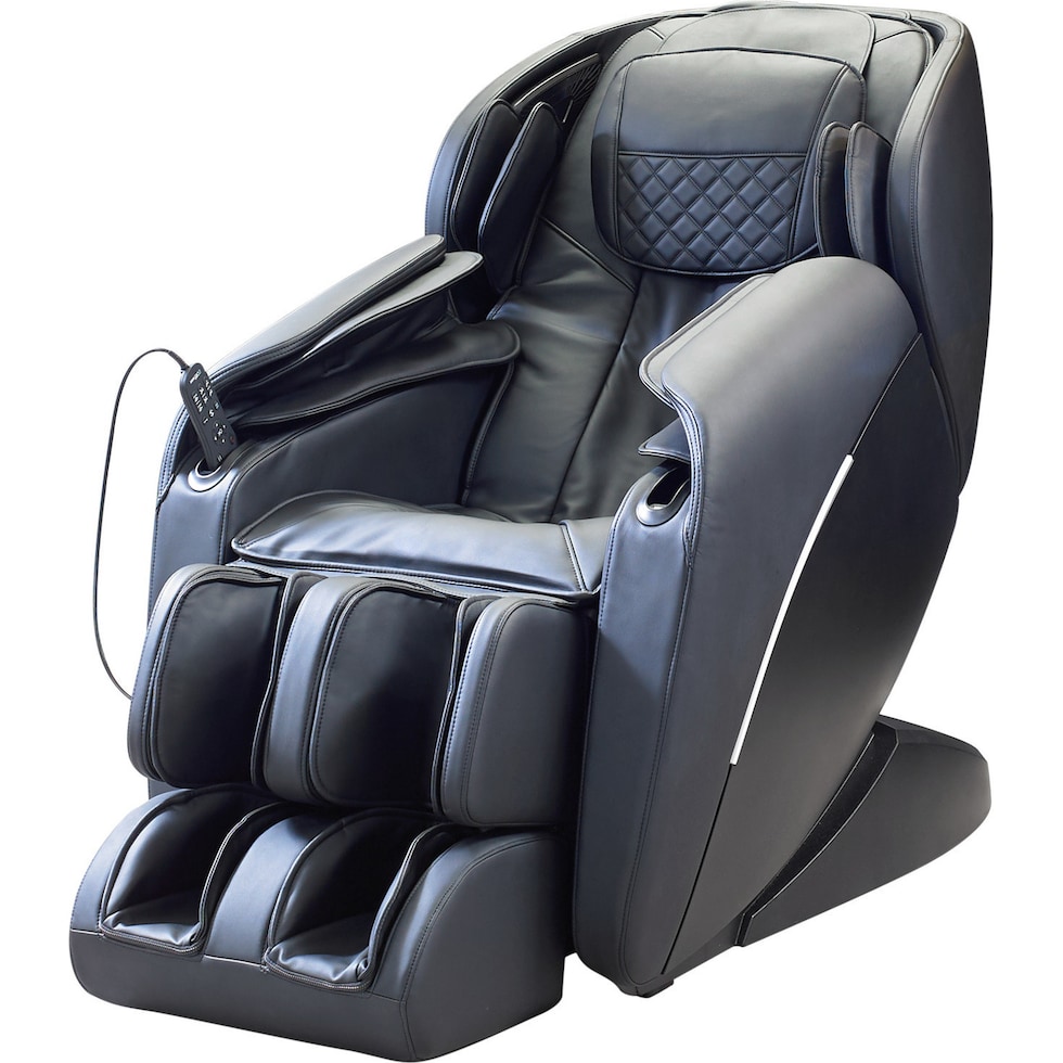 peaceful escape black massage chair   