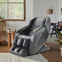 peaceful escape black massage chair   