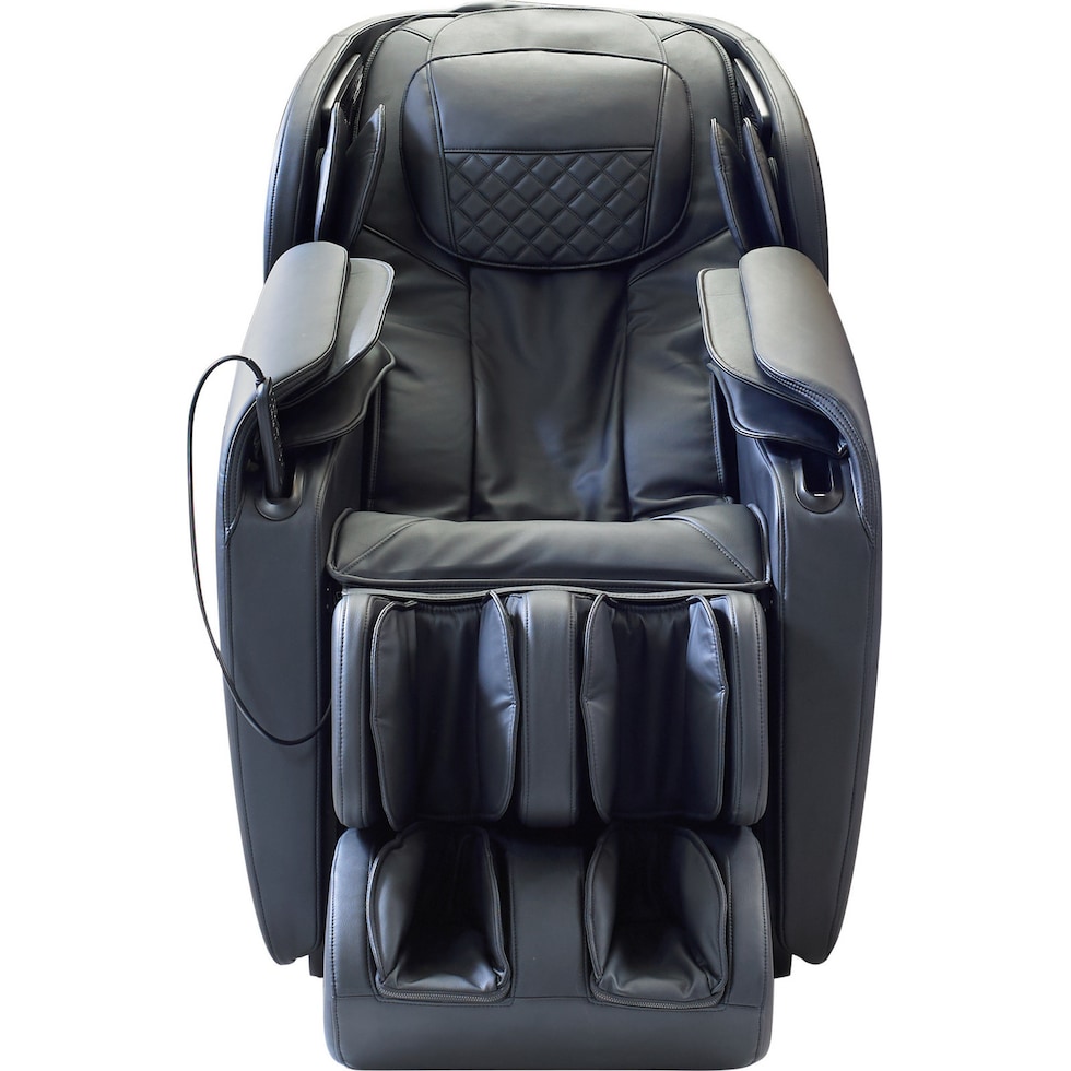 peaceful escape black massage chair   