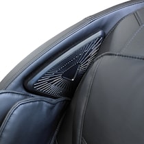 peaceful escape black massage chair   