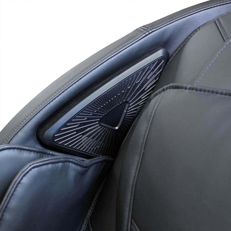 peaceful escape black massage chair   