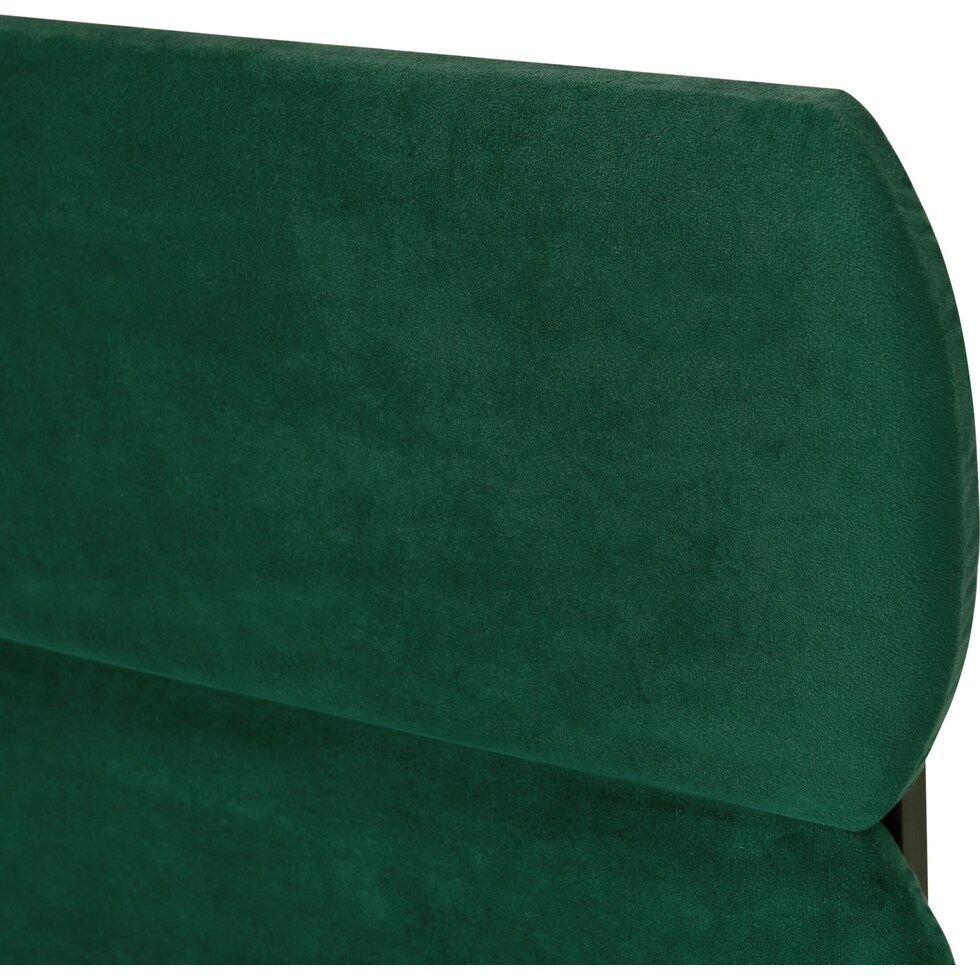 pearl green queen bed   