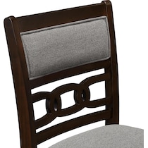 pearson dark brown  pc counter height dining room   