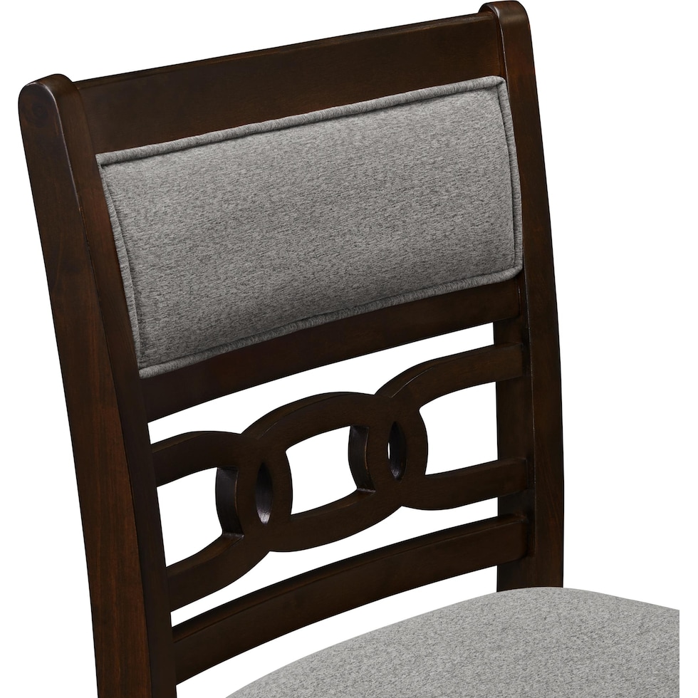 pearson dark brown  pc counter height dining room   