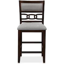 pearson dark brown  pc counter height dining room   