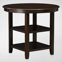 pearson dark brown counter height dining table   